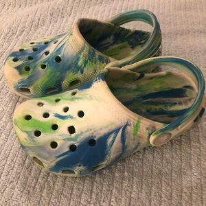 Kids Crocs Classic Glow Marbled Clogs Size (C)11